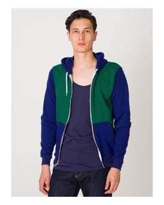 American Apparel F497 Unisex Flex Fleece Zip Hoodie