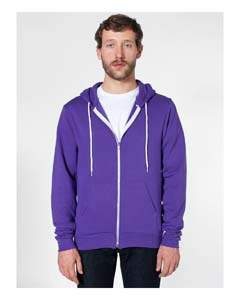 American Apparel F497 Unisex Flex Fleece Zip Hoodie