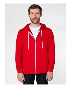 American Apparel F497 Unisex Flex Fleece Zip Hoodie