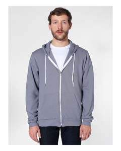 American Apparel F497 Unisex Flex Fleece Zip Hoodie