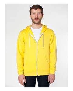 American Apparel F497 Unisex Flex Fleece Zip Hoodie