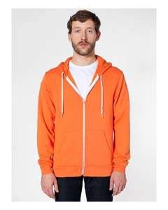 American Apparel F497 Unisex Flex Fleece Zip Hoodie