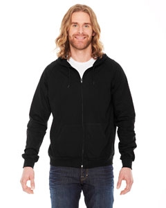 American Apparel RSA2402 Unisex Fine Jersey Zip Hoodie