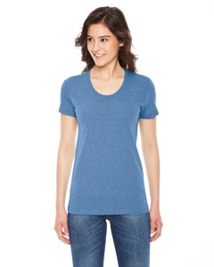 American Apparel TR301 Ladies&#39; Triblend Short-Sleeve Track T-Shirt