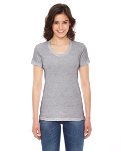 American Apparel TR301 Ladies&#39; Triblend Short-Sleeve Track T-Shirt