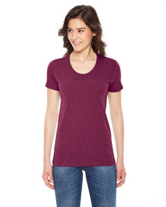 American Apparel TR301 Ladies&#39; Triblend Short-Sleeve Track T-Shirt