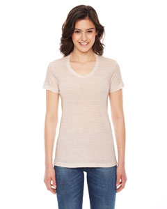 American Apparel TR301 Ladies&#39; Triblend Short-Sleeve Track T-Shirt