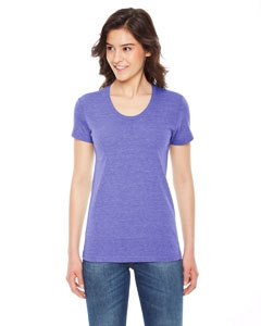 American Apparel TR301 Ladies&#39; Triblend Short-Sleeve Track T-Shirt