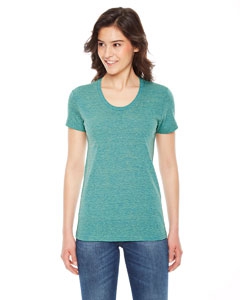 American Apparel TR301W Ladies&#39; Triblend Short-Sleeve Track T-Shirt