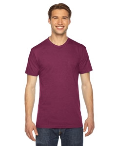 American Apparel TR401 Unisex Triblend Short-Sleeve Track T-Shirt