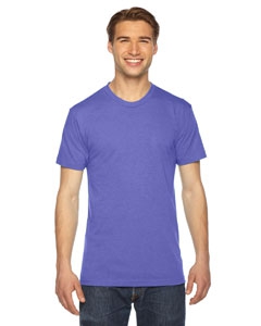 American Apparel TR401 Unisex Triblend Short-Sleeve Track T-Shirt