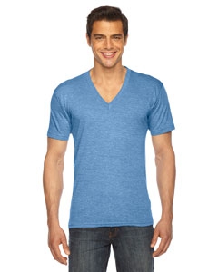 American Apparel TR461 Unisex Triblend Short-Sleeve V-Neck T-shirt