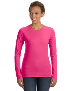 Anvil 374L Ladies&#39; Lightweight Fitted Long-Sleeve T-Shirt