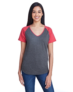 Anvil 6770VL Ladies&#39; Tri-Blend Raglan T-Shirt