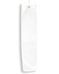 Anvil T68TH Deluxe Tri-Fold Hemmed Hand Towel With Center Grommet and Hook