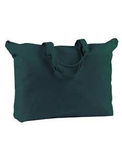 BAGedge BE009 12 oz. Canvas Zippered Book Tote