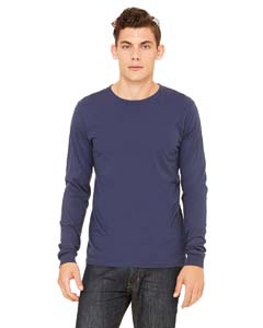 Bella + Canvas 3501U Men&#39;s Made in the USA Jersey Long-Sleeve T-Shirt
