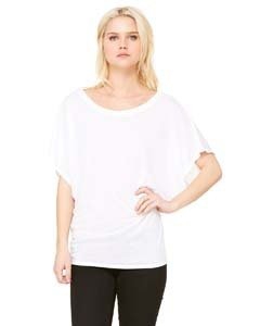 Bella + Canvas 8821 Ladies&#39; Flowy Draped Sleeve Dolman T-Shirt