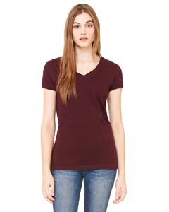 Bella + Canvas B6005 Ladies&#39; Jersey Short-Sleeve V-Neck T-Shirt