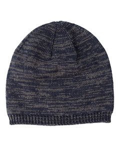 Big Accessories BA525 Two-Tone Marled Beanie