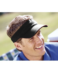 Big Accessories BT3V Washed Twill Sandwich Visor