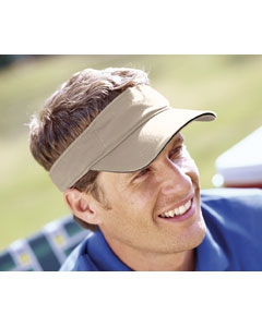 Big Accessories BT3V Washed Twill Sandwich Visor