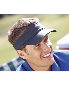 Big Accessories BT3V Washed Twill Sandwich Visor