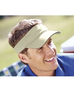 Big Accessories BT3V Washed Twill Sandwich Visor