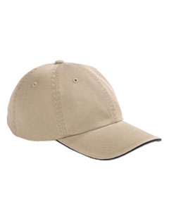 Big Accessories BWTS Washed Twill Sandwich Cap