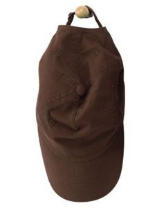 Big Accessories BX001 6-Panel Brushed Twill Unstructured Cap