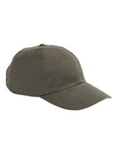 Big Accessories BX001 6-Panel Brushed Twill Unstructured Cap