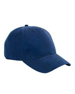 Big Accessories BX002 6-Panel Brushed Twill Structured Cap