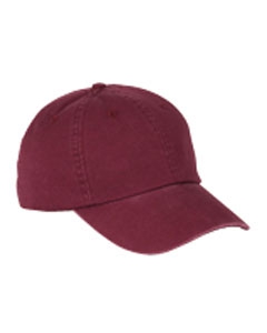 Big Accessories BX005 6-Panel Washed Twill Low-Profile Cap