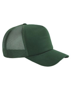 Big Accessories BX010 5-Panel Twill Trucker Cap