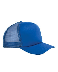 Big Accessories BX010 5-Panel Twill Trucker Cap