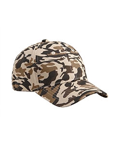 Big Accessories BX024 Structured Camo Hat