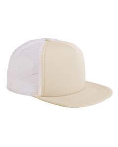 Big Accessories BX030 5-Panel Foam Front Trucker Cap