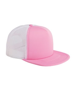 Big Accessories BX030 5-Panel Foam Front Trucker Cap