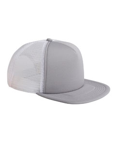 Big Accessories BX030 5-Panel Foam Front Trucker Cap