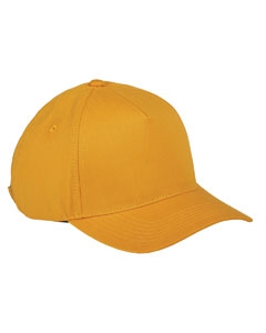 Big Accessories BX034 5-Panel Brushed Twill Cap