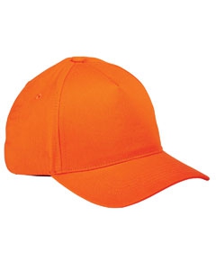 Big Accessories BX034 5-Panel Brushed Twill Cap