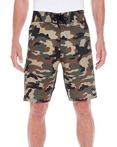 Burnside B9371 Men&#39;s Dobby Stretch Board Short