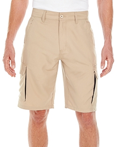 Burnside B9803 Men&#39;s Microfiber Cargo Short