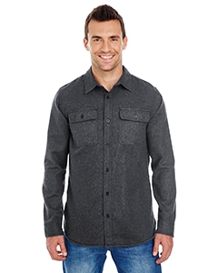 Burnside BU8200 Men&#39;s Solid Flannel Shirt