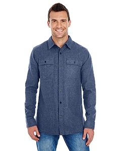 Burnside BU8200 Men&#39;s Solid Flannel Shirt