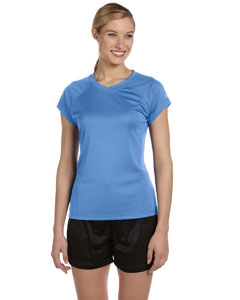 Champion CW23 Double Dry&#174; Ladies&#39; 4.1 oz. V-Neck T-Shirt