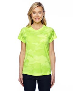 Champion CW23 Double Dry&#174; Ladies&#39; 4.1 oz. V-Neck T-Shirt