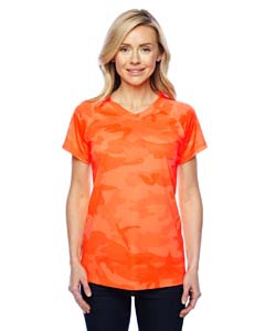 Champion CW23 Double Dry&#174; Ladies&#39; 4.1 oz. V-Neck T-Shirt