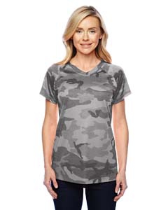 Champion CW23 Double Dry&#174; Ladies&#39; 4.1 oz. V-Neck T-Shirt