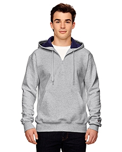 Champion S185 for Team 365 Cotton Max 9.7 oz. Quarter-Zip Hood